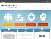 Tablet Screenshot of independentltd.com